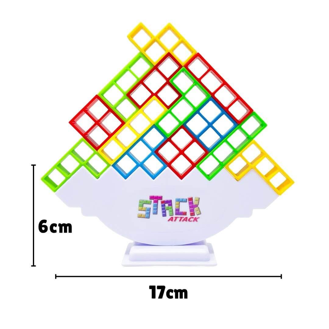 Stack Attack Size, Length and Width